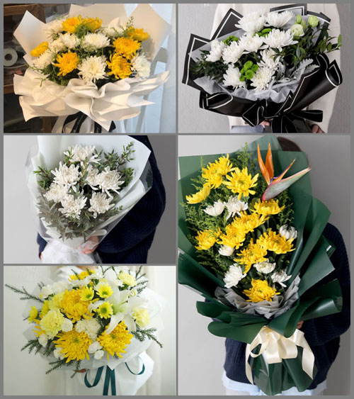 陕西咸阳市秦都区沣东街道南槐村白事花束代送